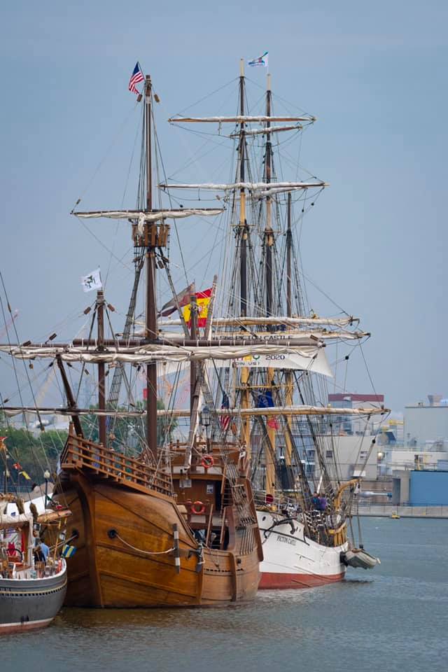 Nicolet Bank Tall Ships Festival in Green Bay, Wisconsin in 2019 by Christy Gardner Johnson.
